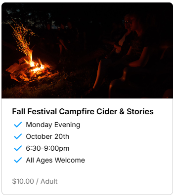 Campfire Cider & Stories